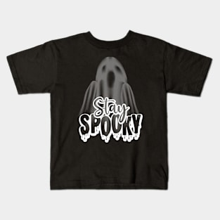 Spooky Vibes Halloween Spooky Season Kids T-Shirt